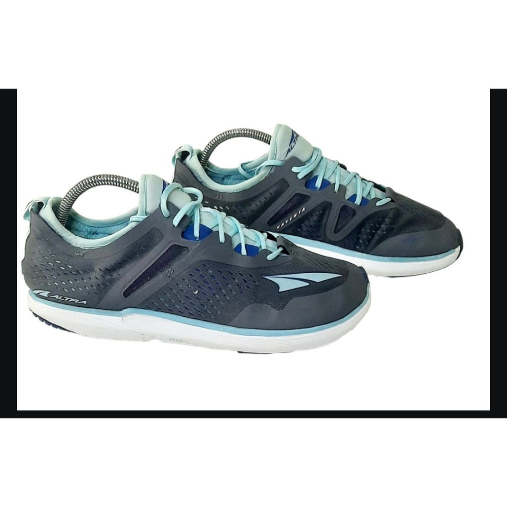 Altra Kayenta Zero Drop Lace Up Road Running Shoes Gray Blue Womens Size 9.5